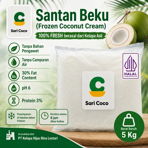 Santan Beku Sari Coco 5 Kg